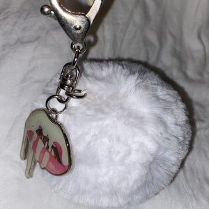 Kylie Cosmetics pompom keychain